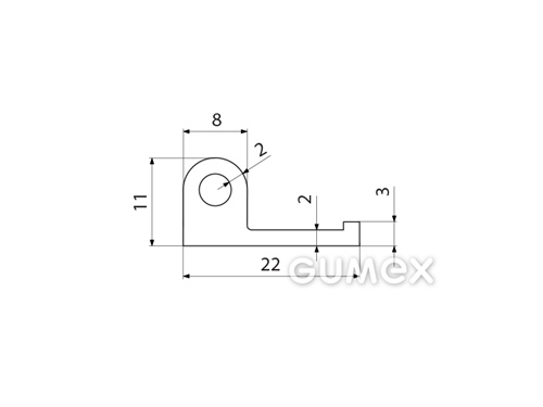 SILIKONPROFILE P-FORM